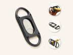 PofAsh Edge Stainless Steel Cigar Cutter.